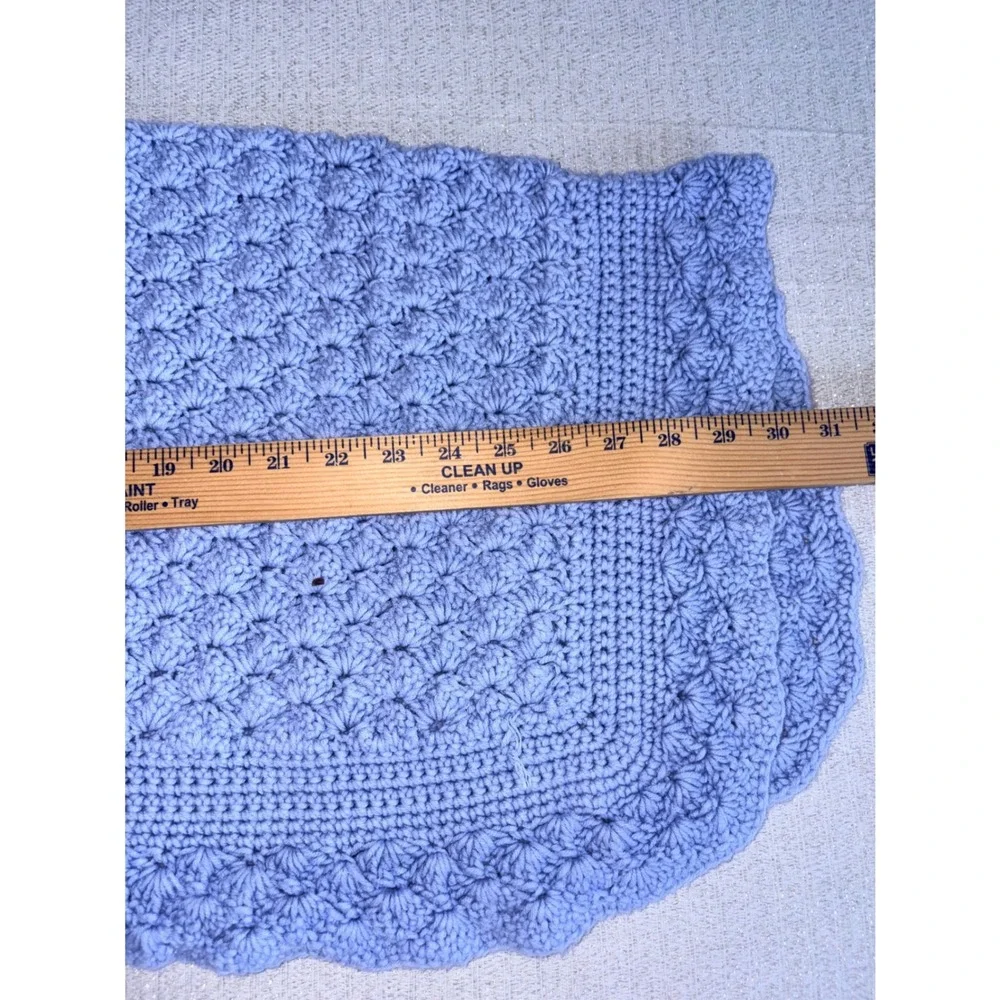 Handmade Crochet Baby Blanket 30 x‎ 30